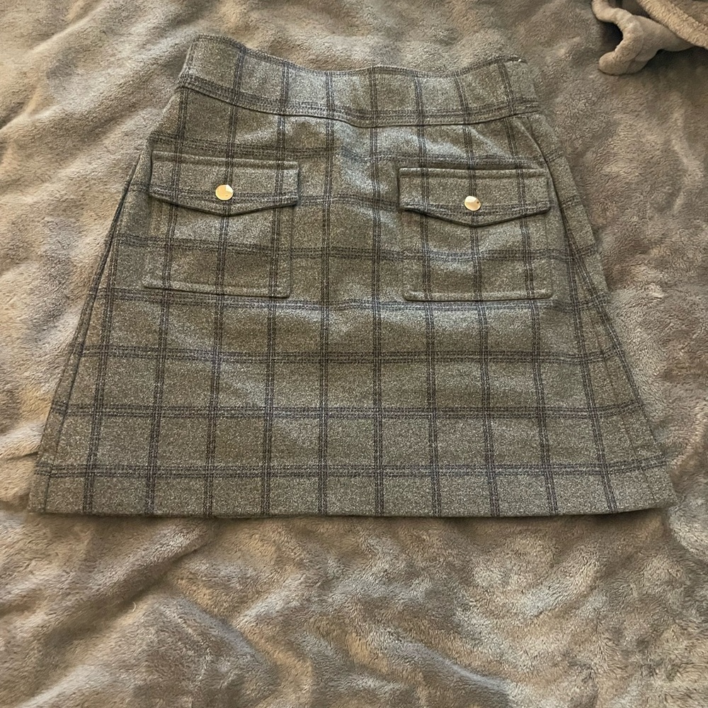 Plaid professional Mini Skirt (with pockets)